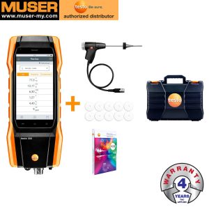 Testo Malaysia Testo 300 Longlife Kit 1| Flue Gas Analyzer (O2, CO up to 4,000 ppm, NO - can be retrofitted)